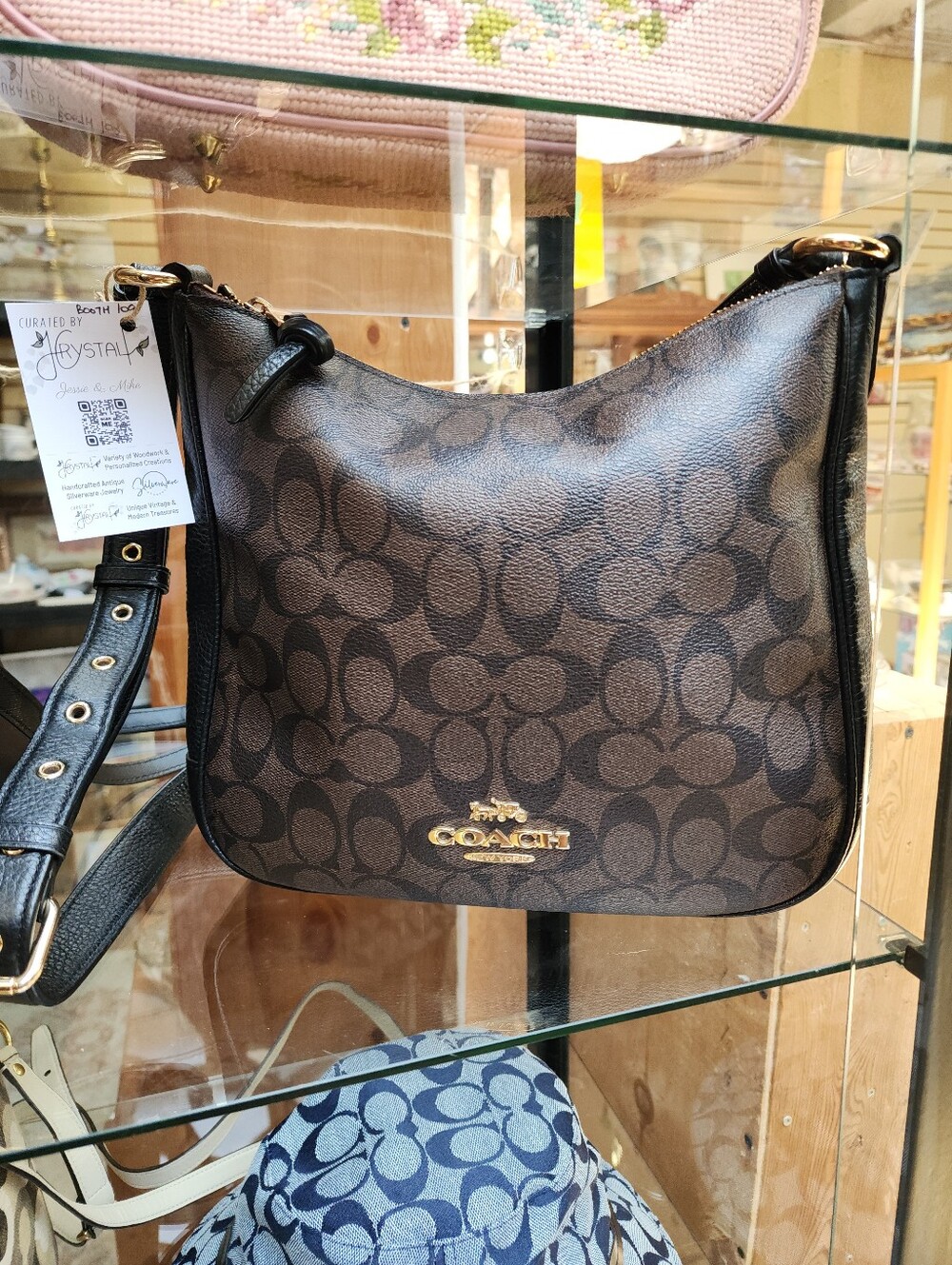 Coach Ellie File Bag in Signature Canvas - Picture 11 of 12